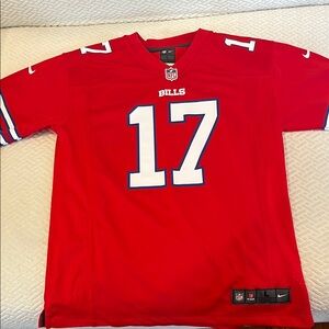 Nike Red Buffalo Bills Football Jersey